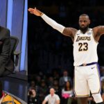 Skip Bayless (L) and LeBron James (R)