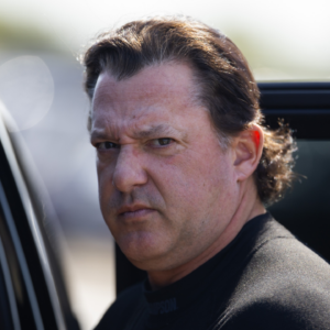 NHRA top fuel driver Tony Stewart during qualifying for the Fall Nationals at the Texas Motorplex.