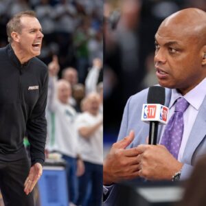 Frank Vogel(L) and Charles Barkley(R)