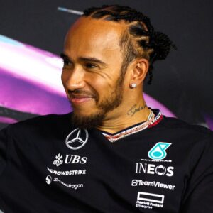 Mercedes AMG Petronas F1 Team driver Lewis Hamilton 44 of United Kingdom being interviewed during media day for the Crypto.com Miami Grand Prix on May 2, 2024 at Miami International Autodrome