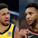 Tyrese Haliburton and Evan Turner