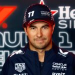 LAS VEGAS, NV - NOVEMBER 18: Red Bull Racing driver Sergio Perez (11) of Mexico poses for photos prior to the inaugural Formula 1 Heineken Silver Las Vegas Gran Prix