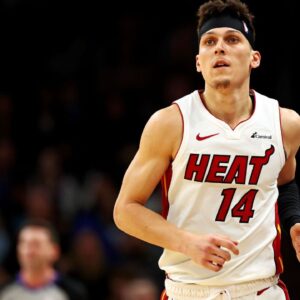 Miami Heat guard Tyler Herro (CREDITS: Mark J. Rebilas-Imagn Images)