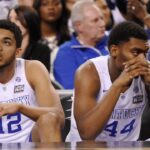 Karl-Anthony Towns and Dakari Johnson in 2015