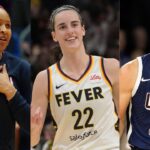 Maya Moore, Caitlin Clark and Stephen Curry