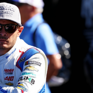 NASCAR Cup Series driver Kyle Larson (5) during practice and qualifying for the Bank of America ROVAL 400 at Charlotte Motor Speedway Road Course.