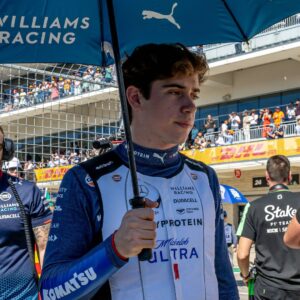 Franco Colapinto, racing for the Williams Racing team