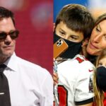 Tom Brady; Gisele Bündchen with her kids.