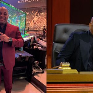 Daniel Cormier (L) Steve Harvey (RA)