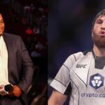 Daniel Cormier (L) and Magomed Ankalaev (R)