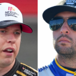 (L-R) Brad Keselowski and Chase Elliott