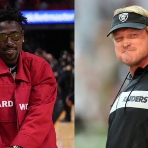 Antonio Brown and Jon Gruden