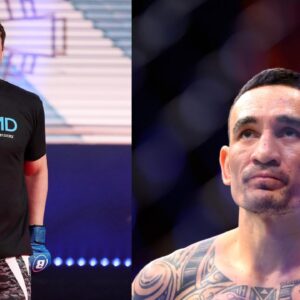 Chael Sonnen (L) and Max Holloway (R)