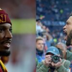 Jayden Daniels (L) and Caleb Williams (R).