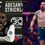 Israel Adesanya (L) and Robert Whittaker (R)