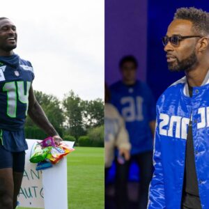 Fans in Disbelief as Lions Legend Calvin Johnson Jr. Dwarfs 6-Foot-4 DK Metcalf