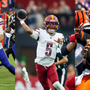 Jayden Daniels, Josh Allen and Joe Burrow