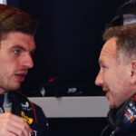 Max Verstappen(L), Christian Horner(R)