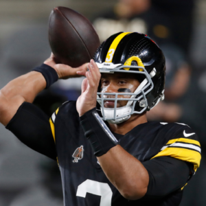 Pittsburgh Steelers quarterback Russell Wilson (3) warms up before the game against the New York Jets at Acrisure Stadium. Mandatory Credit: Charles LeClaire-Imagn Images