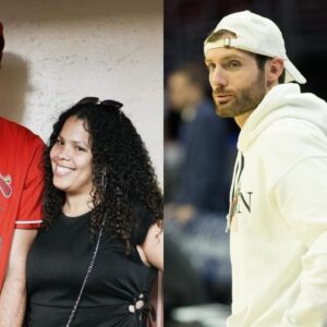 Jayson Tatum, his mother Brandy Cole and celebrity coach Drew Hanlen