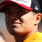 Lando Norris waves to fans during the driver s parade at the Formula 1 Pirelli United States Grand Prix at Circuit of the Americas in Austin, Texas
