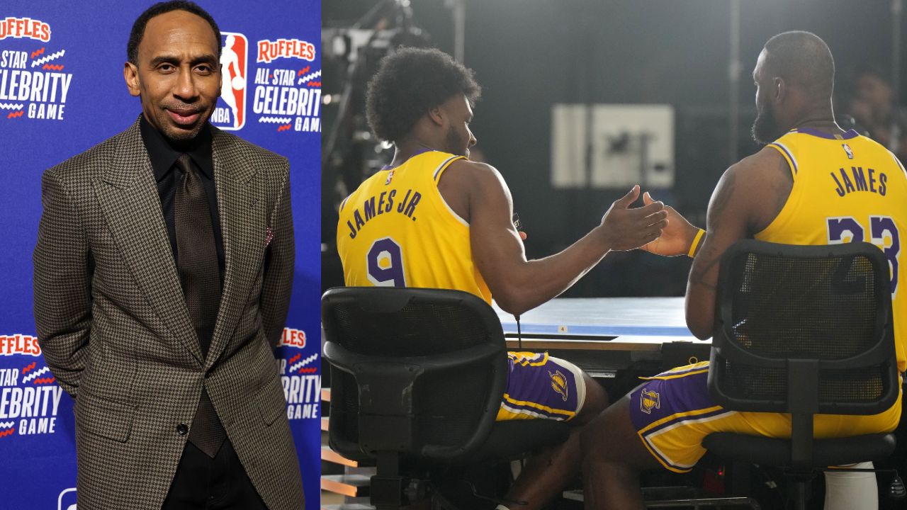 Stephen A. Smith "Disgusted at Cynics" Going After LeBron James and Bronny