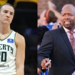Sabrina Ionescu and Kenny Smith