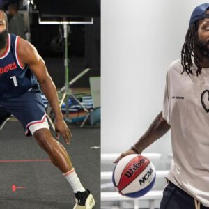 Patrick Beverley Shouts Out James Harden After Pulling off Clips Guard's Latest 'Pass Fake One Legged' Step Back Shot