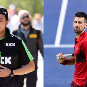 Zhou Guanyu Surprises Novak Djokovic With “A Special Gift”