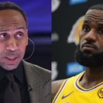 Stephen A. Smith and LeBron James