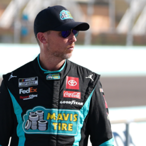 NASCAR Cup Series driver Denny Hamlin (11) during qualifying for the Straight Talk Wireless 400 at Homestead-Miami Speedway.