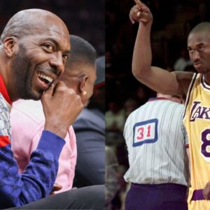 John Salley (L) and Kobe Bryant (R)