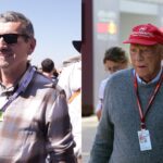 Guenther Steiner (L) and Niki Lauda (R)