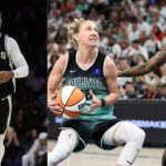 Chris Paul(L) and A Still from the WNBA Finals(R)