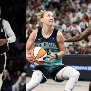 Chris Paul(L) and A Still from the WNBA Finals(R)