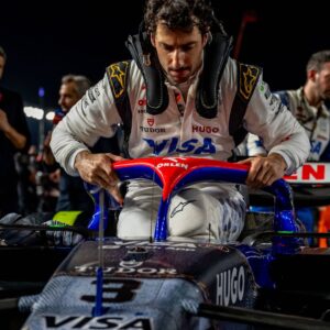 Daniel Ricciardo, racing for the Racing Bulls team