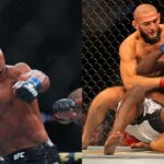 Paulo Costa (L) and Khamzat Chimaev (R)