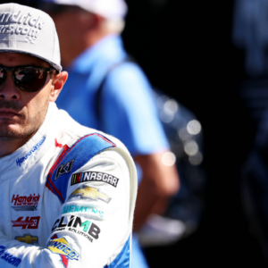 NASCAR Cup Series driver Kyle Larson (5) during practice and qualifying for the Bank of America ROVAL 400 at Charlotte Motor Speedway Road Course.