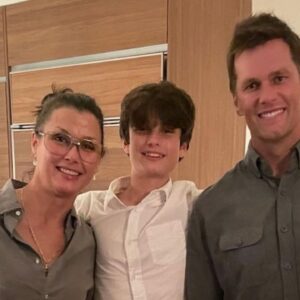 Bridget Moynahan, Jack Moynahan, and Tom Brady