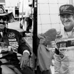 Richard Petty (L) and Bobby Allison (R)