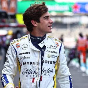 Franco Colapinto of Williams at the Mexico City GP paddock