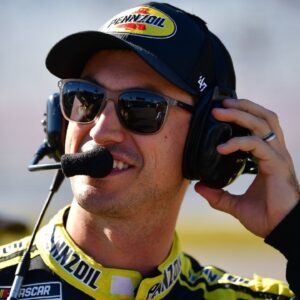 NASCAR Cup Series driver Joey Logano (22) during qualifying for the South Point 400 at Las Vegas Motor Speedway.