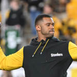 Pittsburgh Steelers quarterback Russell Wilson (3) warms up for a game against the New York Jets at Acrisure Stadium. Mandatory Credit: Barry Reeger-Imagn Images
