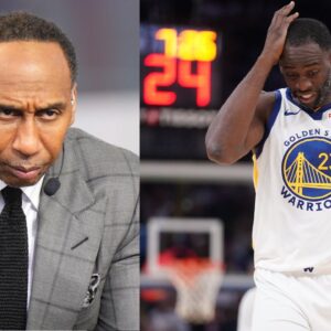 Stephen A. Smith (L) and Draymond Green (R)