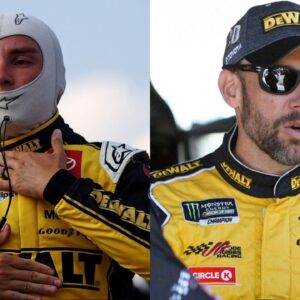 Christopher Bell(L) and Matt Kenseth(R)