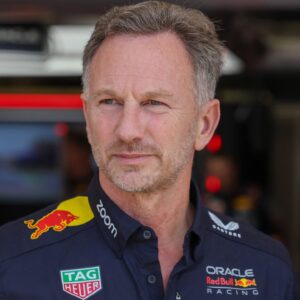 Christian Horner in the garage before the Sprint Race