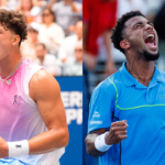 Ben Shelton (L) and Arthur Fils