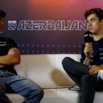 Baku City Circuit, Baku, Azerbaijan; Formula 1 Azerbaijan Grand Prix 2024; Team and Driver arrivals day; Oliver Bearman, Franco Colapinto