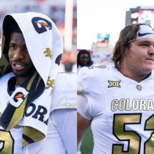 Shedeur Sanders(L) and Cash Cleveland(R)