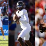 Quinn Ewers, Shedeur Sanders and Arch Manning